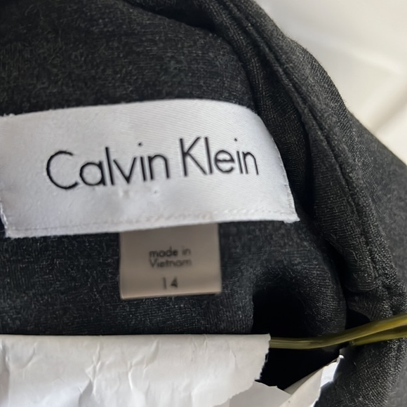 Calvin Klein charcoal grey jacket - size 14 - Picture 2 of 3